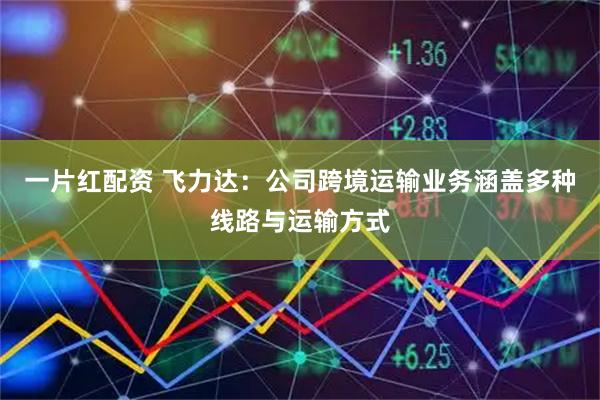 一片红配资 飞力达：公司跨境运输业务涵盖多种线路与运输方式